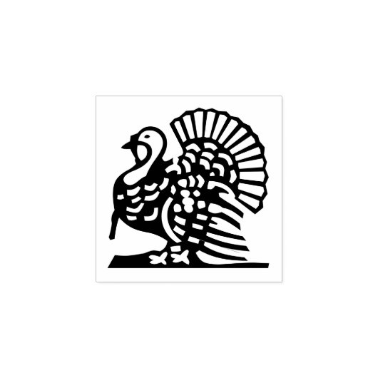 Thanksgiving Turkije Leuk Kinder DIY Art Craft Cus Rubberstempel (Afrduk)