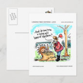 Thanksgiving Turkije Leven zal grappige cadeautjes Feestdagenkaart (Voorkant / Achterkant)