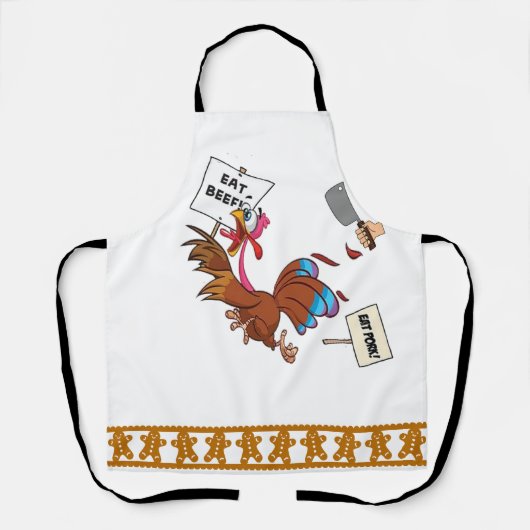 Thanksgiving Turkije Lobby Eat Ham Beef LOL Funny Schort (Voorkant)