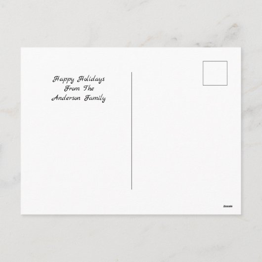  Thanksgiving Turkije & Maaltijd Feestdagenkaart (Achterkant)