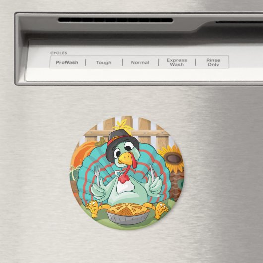 Thanksgiving Turkije Magneet (Insitu (Vaatwasser))