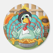 Thanksgiving Turkije Magneet (Voorkant)