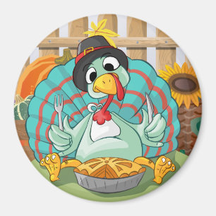 Thanksgiving Turkije Magneet