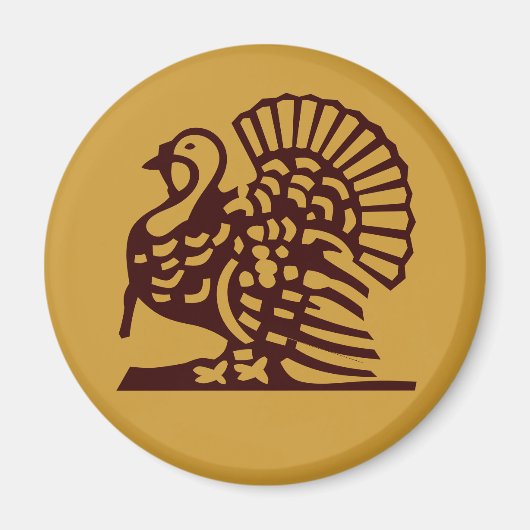 Thanksgiving Turkije Magneet (Voorkant)