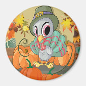 Thanksgiving Turkije Magneet (Voorkant)