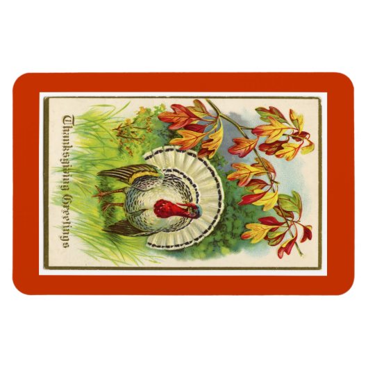  Thanksgiving Turkije Magneet (Horizontaal)