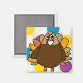Thanksgiving Turkije Magneet (Voorkant / Achterkant)
