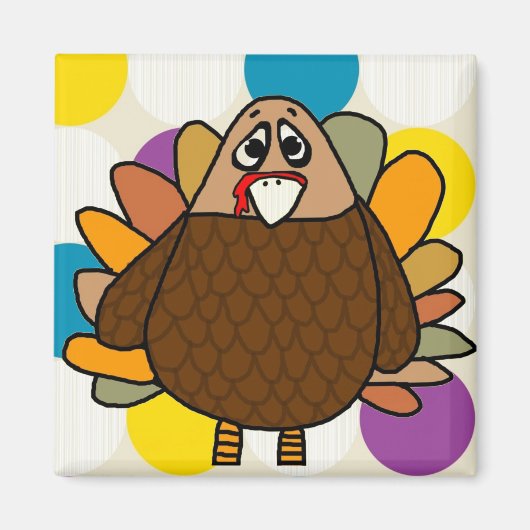 Thanksgiving Turkije Magneet (Voorkant)
