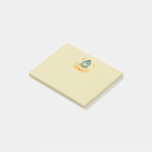 Thanksgiving Turkije met pompoen Post-it® Notes (Schuin)