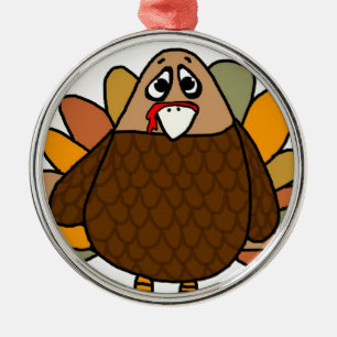 Thanksgiving Turkije Metalen Ornament