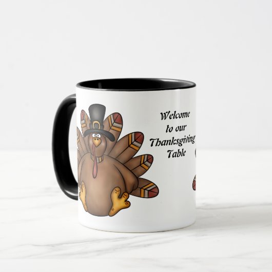 Thanksgiving Turkije - mok (Voorkant links)