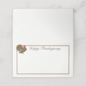 Thanksgiving Turkije Naam Plaats Kaarten Plaatskaartje (Buitenkant ongevouwen)