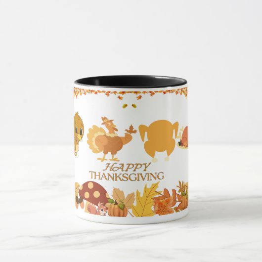 Thanksgiving Turkije naar Dinner mokken (Midden)