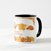 Thanksgiving Turkije naar Dinner mokken (Voorkant rechts)