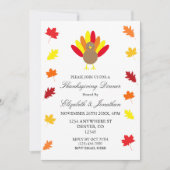 Thanksgiving Turkije najaar Kaart (Voorkant)