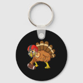 Thanksgiving Turkije Offensief Centrum Football Bo Sleutelhanger (Achterkant)