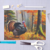 Thanksgiving Turkije Olieverfschilderij Decoupage Tissuepapier (Craft)