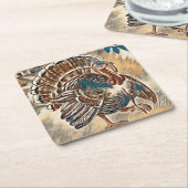 Thanksgiving Turkije - Onderzetters voor de vakant (Schuin)