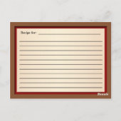 Thanksgiving Turkije - Ontvangkaarten Briefkaart (Achterkant)