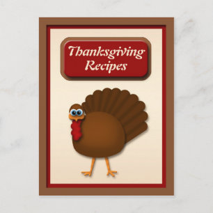 Thanksgiving Turkije - Ontvangkaarten Briefkaart