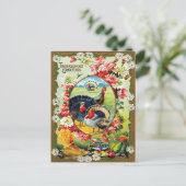  Thanksgiving Turkije Oogst Bloemen Briefkaart (Staand voorkant)