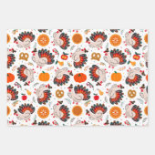 Thanksgiving Turkije, oogst en verdrag Inpakpapier Vel (Voorkant 2)