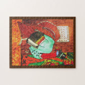 THANKSGIVING TURKIJE OP DE RUN Jigzaadpuzzel Legpuzzel (Horizontaal)