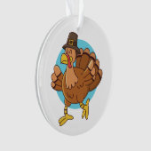 Thanksgiving Turkije ornament (voorkant)
