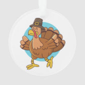 Thanksgiving Turkije ornament (achterkant)