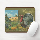  Thanksgiving, Turkije over de Boerderij Muismat (Met muis)