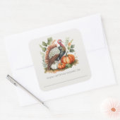 Thanksgiving  Turkije overgebleven Stickers (Envelop)