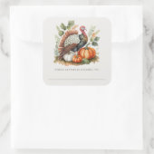 Thanksgiving  Turkije overgebleven Stickers (Tas)
