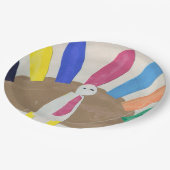 Thanksgiving Turkije Papieren Bordje (Gekanteld)