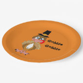 Thanksgiving Turkije Papieren Bordje (Gekanteld)
