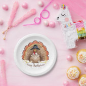 Thanksgiving Turkije Papieren Bordje (Feest)