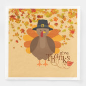 Thanksgiving Turkije Papieren servetten/Standaard  Servetten (Voorkant)