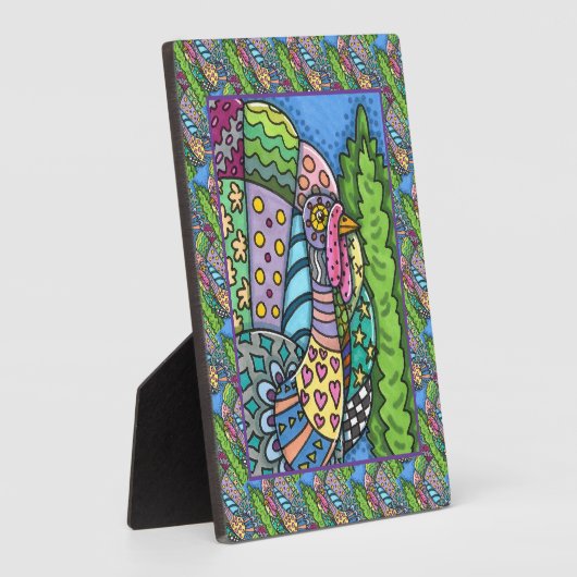 THANKSGIVING TURKIJE, PATCHWORK VEREN, VOLKSKUNST FOTOPLAAT (Zijkant)