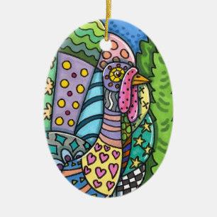 THANKSGIVING TURKIJE, PATCHWORK VEREN, VOLKSKUNST KERAMISCH ORNAMENT