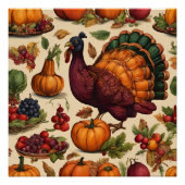 Thanksgiving Turkije Perfect Poster (Voorkant)