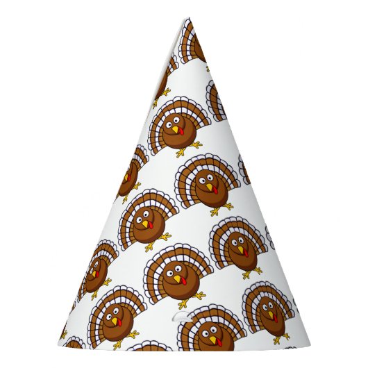 Thanksgiving Turkije Petten Feesthoedjes (Links)