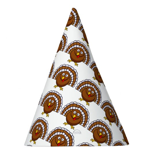 Thanksgiving Turkije Petten Feesthoedjes (Rechts)