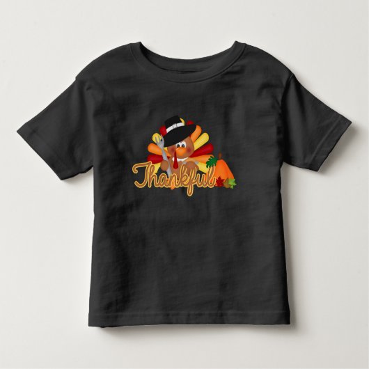 Thanksgiving Turkije Peuter Unisex T-shirt (Voorkant)