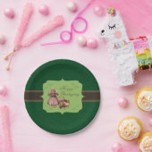  Thanksgiving, Turkije, Pilgrim Girl Papieren Bordje (Feest)