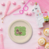  Thanksgiving, Turkije, Pilgrim Girl Papieren Bordje (Feest)