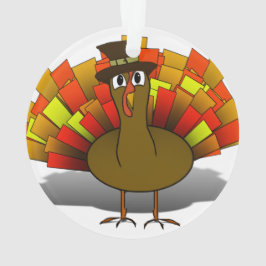 Thanksgiving Turkije Pilgrim Ornament