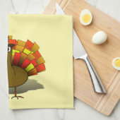 Thanksgiving Turkije Pilgrim Theedoek (Quarter Fold)