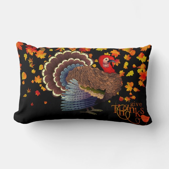 Thanksgiving Turkije Pillow Kussen (Voorkant)
