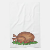 Thanksgiving Turkije Platter Kerst Vakantie Voedse Theedoek (Verticaal)