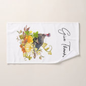 Thanksgiving Turkije Pompoen Vakantie Handdoek (Handdoek)