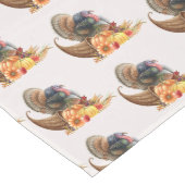 Thanksgiving Turkije Pompoenen Tafelloper (Hoek)